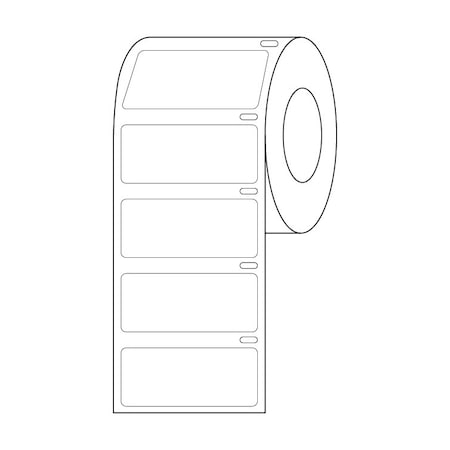 Globe Scientific Label Roll, Cryo, Direct Thermal, 51x19mm, for Large Tubes, Racks and Boxes, Blue, 500PK LTC-51X19B